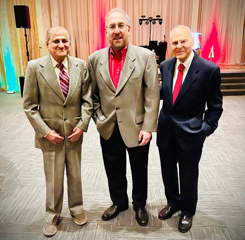 Doctor Subhash Rege, George Mikitarian and Dr. Home Cooper